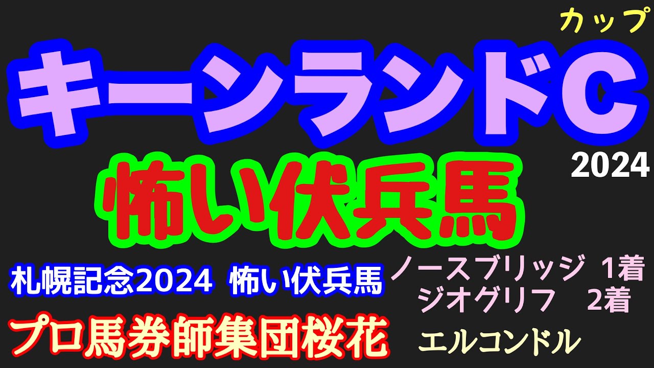 エルコンドル氏のキーンランドカップ2024怖い伏兵馬！！今年は人気以上の実力差はないのでは？！伏兵馬にも勝ち負けの力を持つ馬が多数いる！