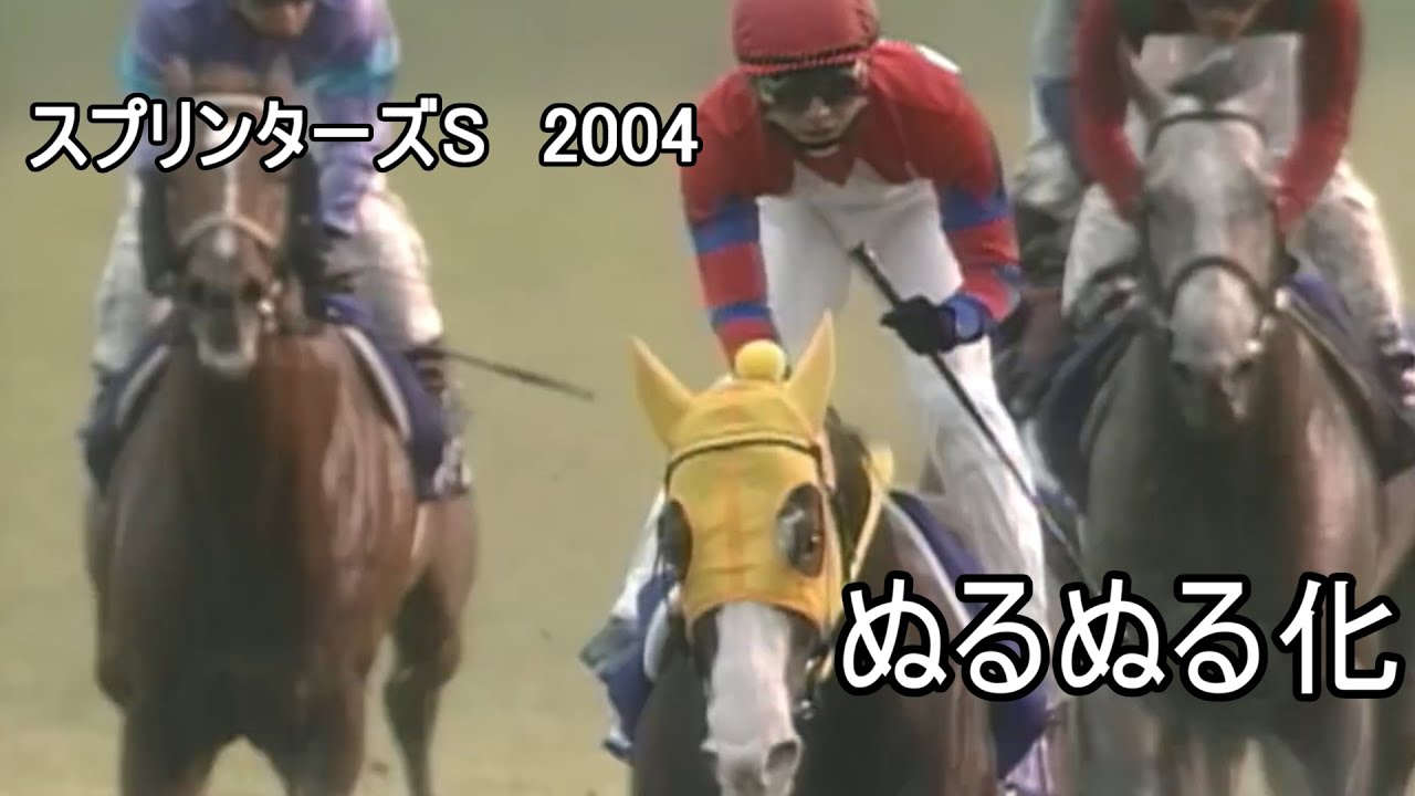 カルストンライトオ スプリンターズステークス ぬるぬる化で見よう 2004 conv to 60fps