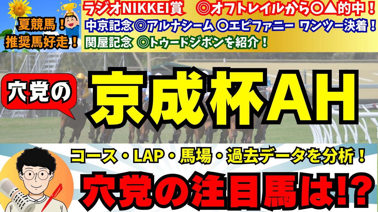 【穴党の京成杯AH2024】穴党が京成杯オータムハンデで狙いたい馬を紹介！