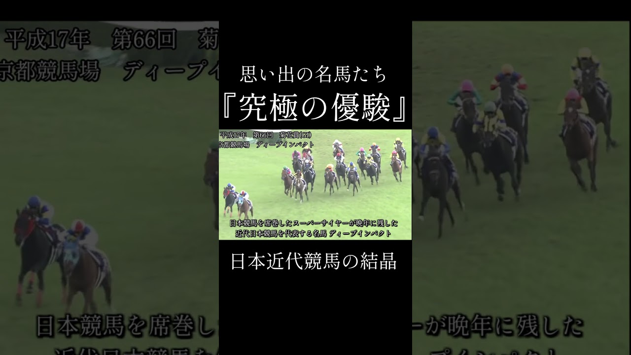 ディープインパクト　菊花賞　 #競馬  #菊花賞 #ディープインパクト #武豊