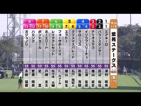【第9回 紫苑ステークス＜秋華賞トライアル＞】R6.9/7（GⅡ／中山・芝2000ｍ ラジオ実況版）
