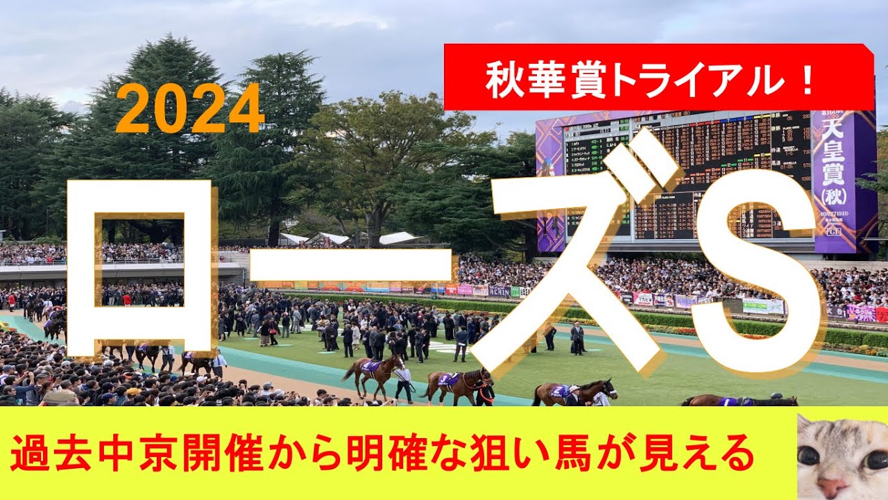 【ローズS】秋華賞トライアル！過去の中京開催から狙える馬と条件を徹底解説！