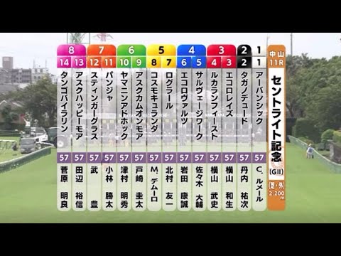 【第78回 朝日杯セントライト記念＜菊花賞トライアル＞】R6.9/16（ＧⅡ／中山・芝2200ｍ ラジオ実況版）