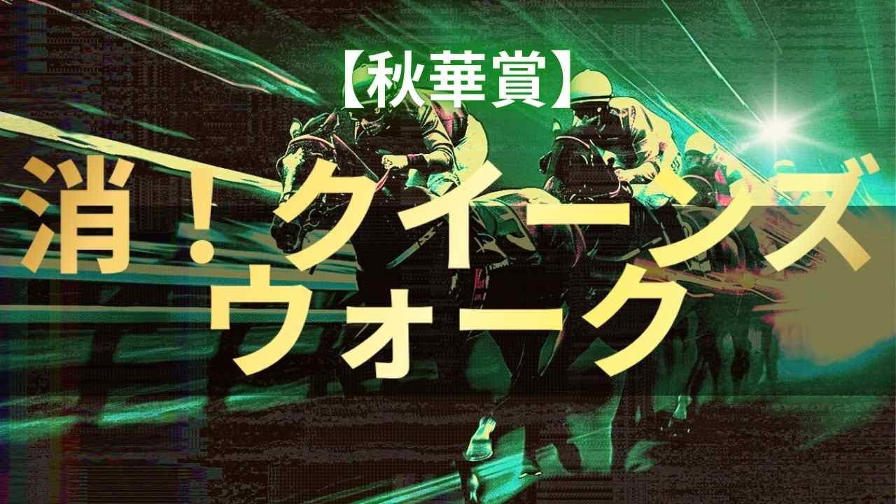 【クイーンズウォークは消し】秋華賞