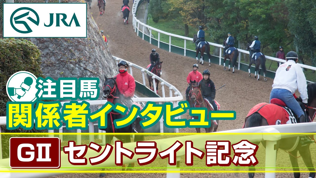 【注目馬 関係者インタビュー】2024年 セントライト記念｜JRA公式