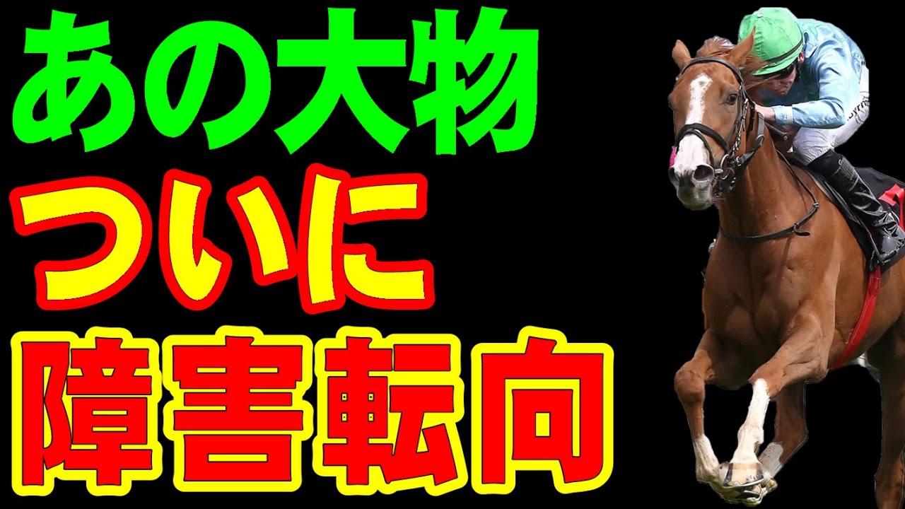 【なぜ】あの大物、ついに障害に転向へ