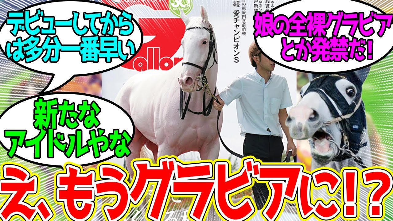 ゴージャスちゃん ← デビュー即日で表紙を飾る…に対するみんなの反応！【競馬 の反応集】