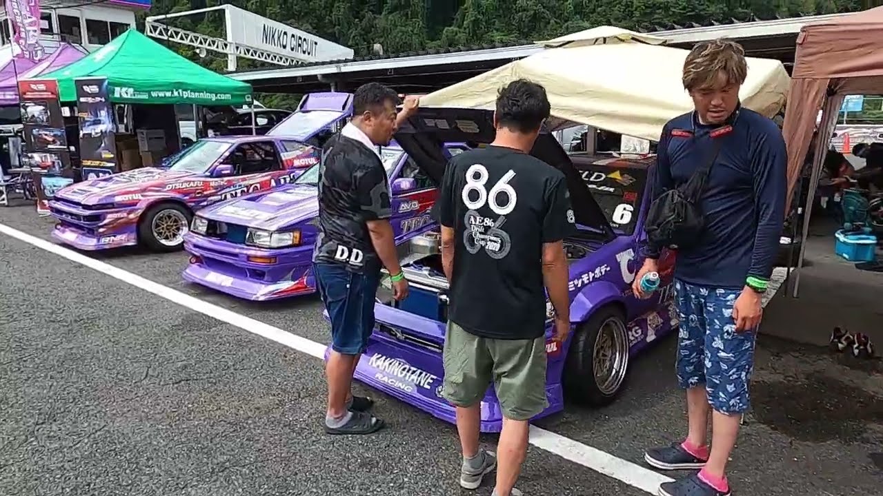 20240915  2024  AE86　Drift　Champions　Cup　ピットウォーク　AE86　ドリフト　チャンピオンズ　カップ　日光サーキット