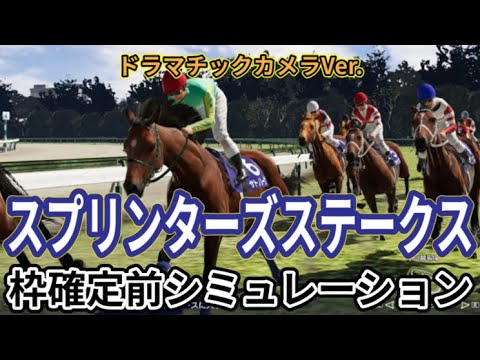 【スプリンターズステークス2024】【Dカメラ】ウイポ枠確定前シミュレーション サトノレーヴ ママコチャ ビクターザウィナー ナムラクレア マッドクール #2961