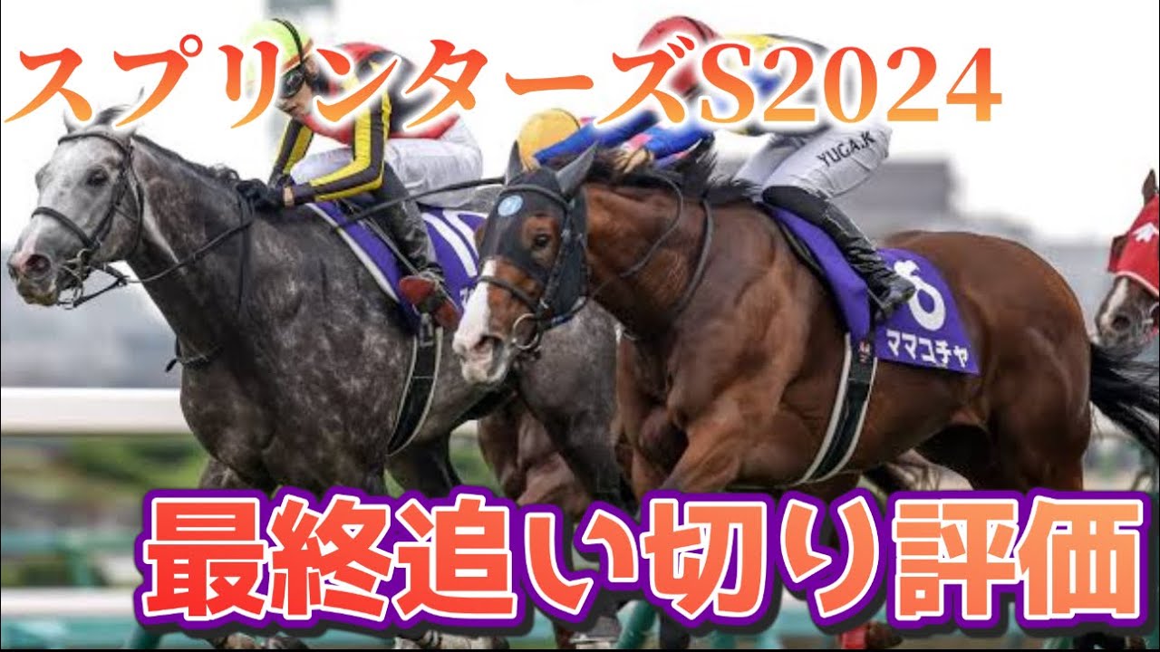 スプリンターズステークス2024 最終追い切り評価