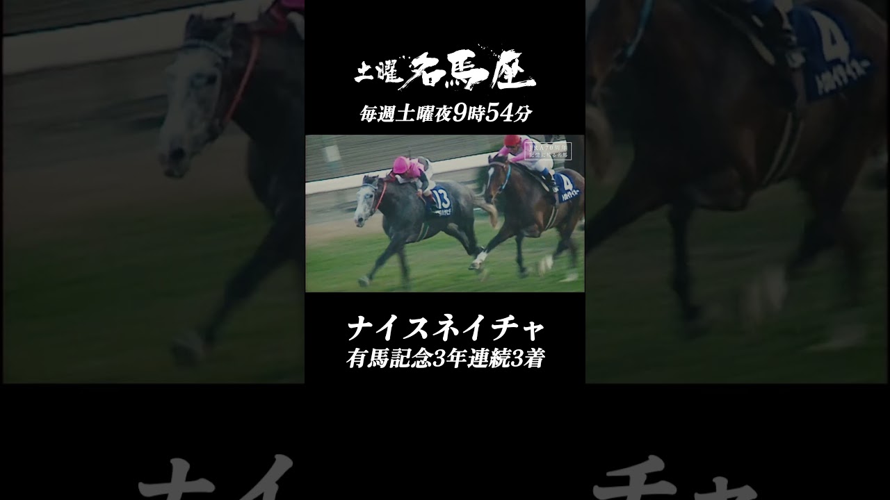 【👉本編はChトップへ】🥉ブロンズコレクター #ナイスネイチャ #有馬記念 3年連続3着｜#土曜名馬座