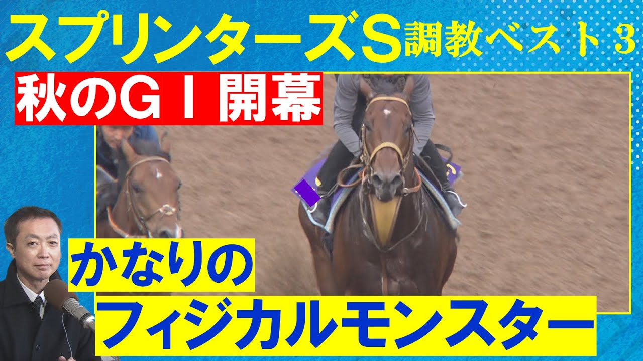 「とんでもないラップ！」ママコチャ、ナムラクレア 、サトノレーヴ・・・競馬エイト・高橋賢司トラックマンの調教解説＜スプリンターズステークス(ＧⅠ)＞