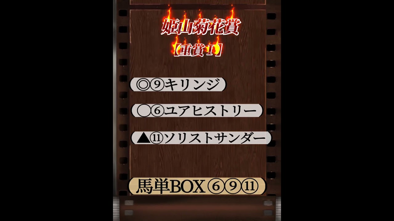 【姫山菊花賞2024】9月26日地方競馬 #競馬予想 #競馬