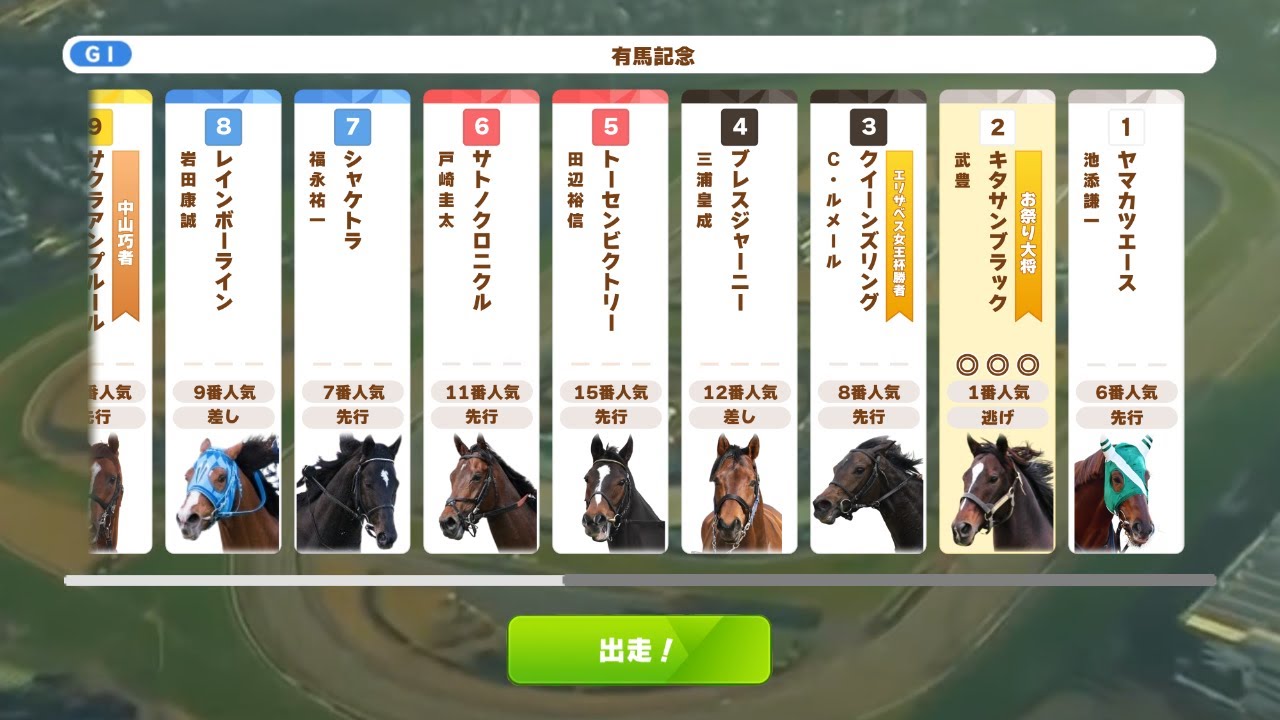 【ウマ娘風競馬MAD】第62回GⅠ有馬記念(2017)