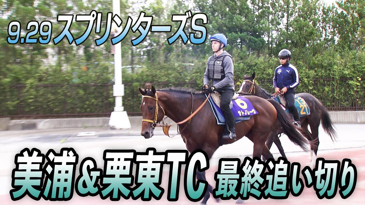 【スプリンターズS】最速王へ！美浦＆栗東TC最終追い切り