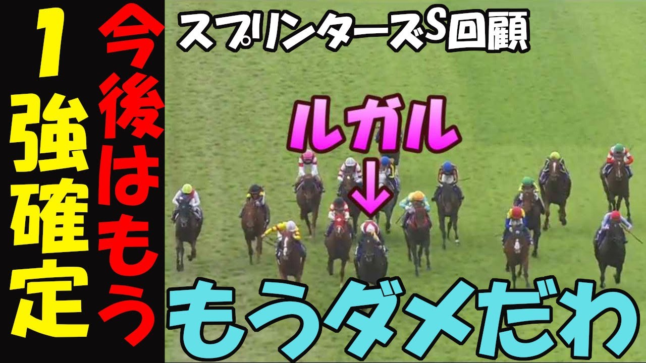 【スプリンターズS2024レース回顧】ルガルはもう手が付けられんぞ！今後は1強確定！骨折明けもスプリントの猛者達を一蹴！ママコチャ、マッドクール、サトノレーヴらは馬券外に！（前半動画）