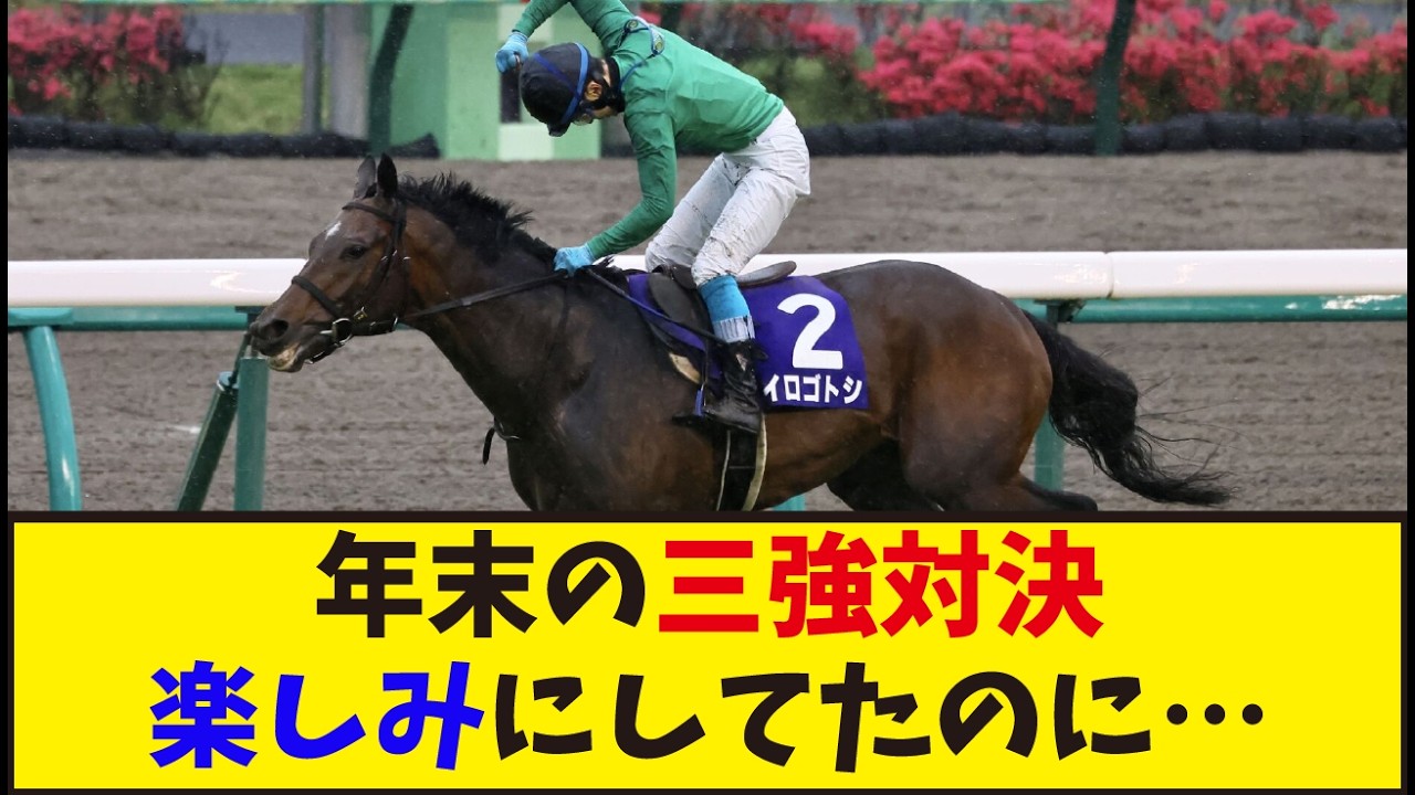 「イロゴトシ中山GJ三連覇の夢途絶える」に対するみんなの反応集