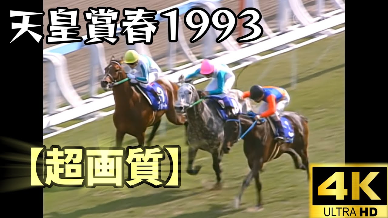 【超画質】ライスシャワー 天皇賞春 ぬるぬる化で見よう 1993 conv to 60fps