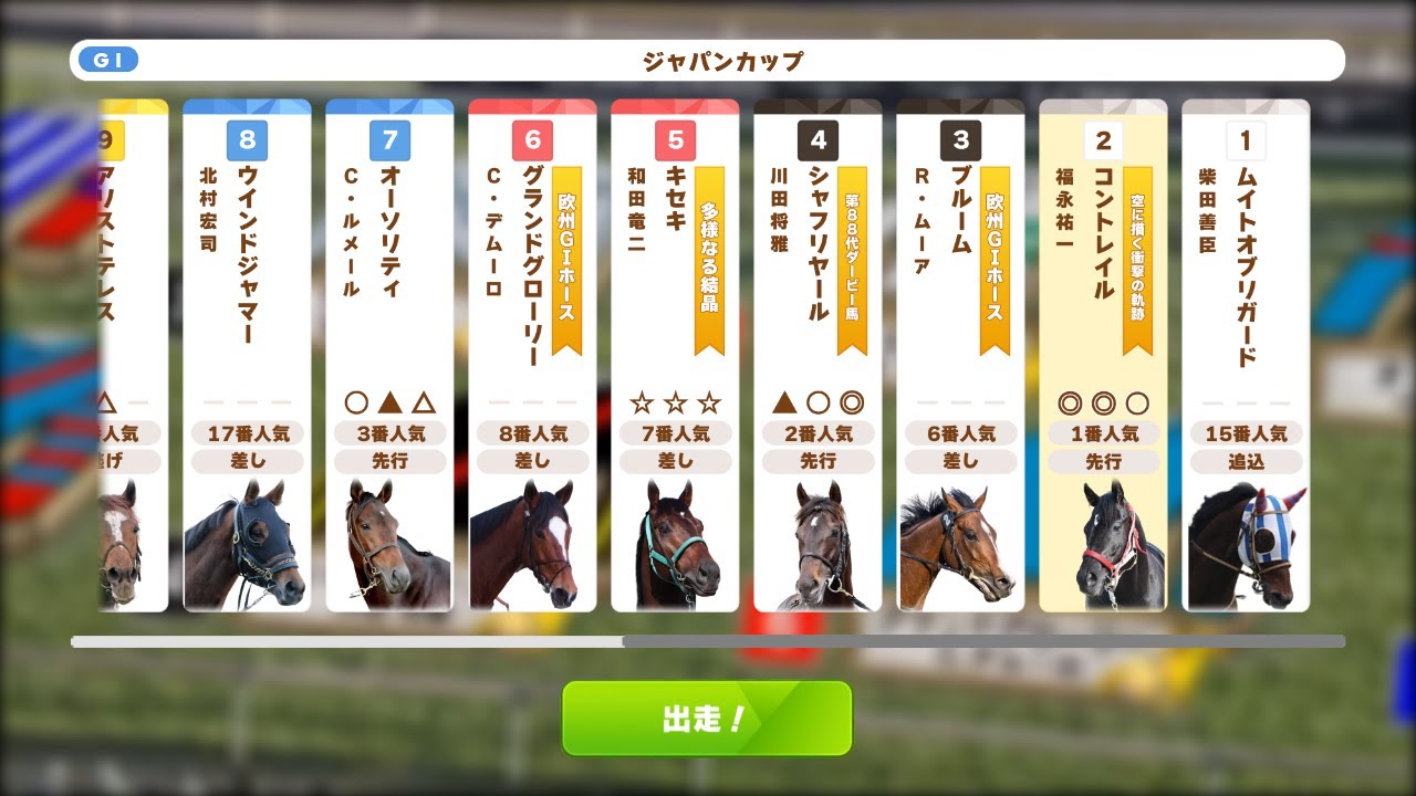 【ウマ娘風競馬MAD】第41回GⅠジャパンカップ(2021)