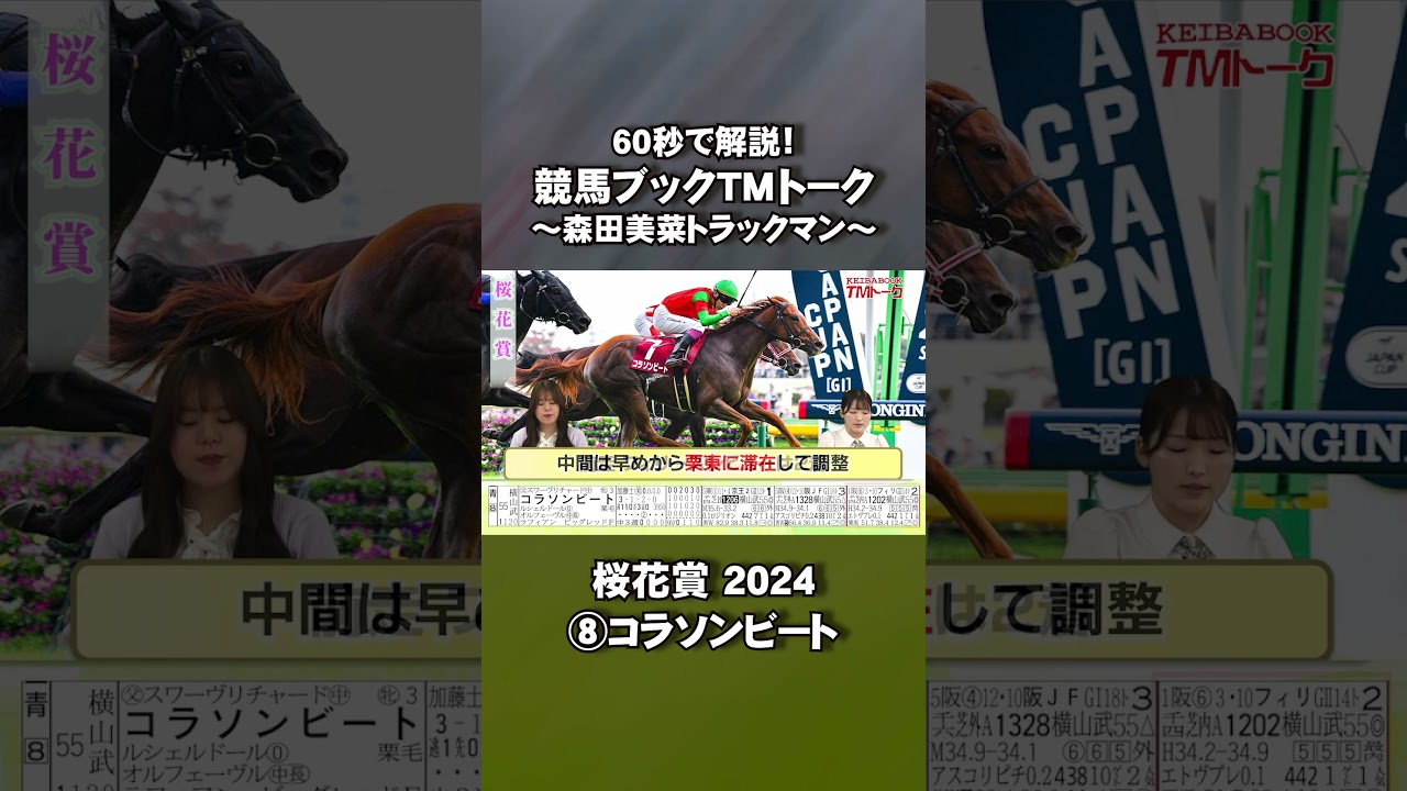 【60秒で解説】#コラソンビート #桜花賞 2024｜競馬ブック #shorts