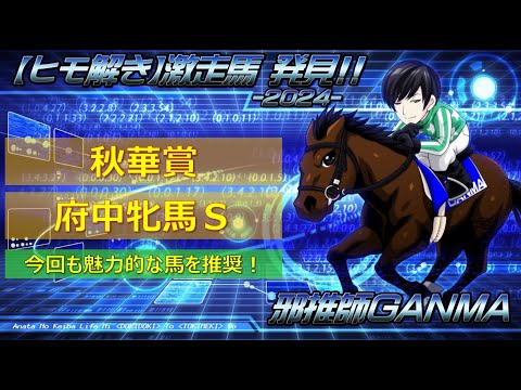 ＜秋華賞＆府中牝馬ステークス＞【ヒモ解き】激走馬 発見！2024