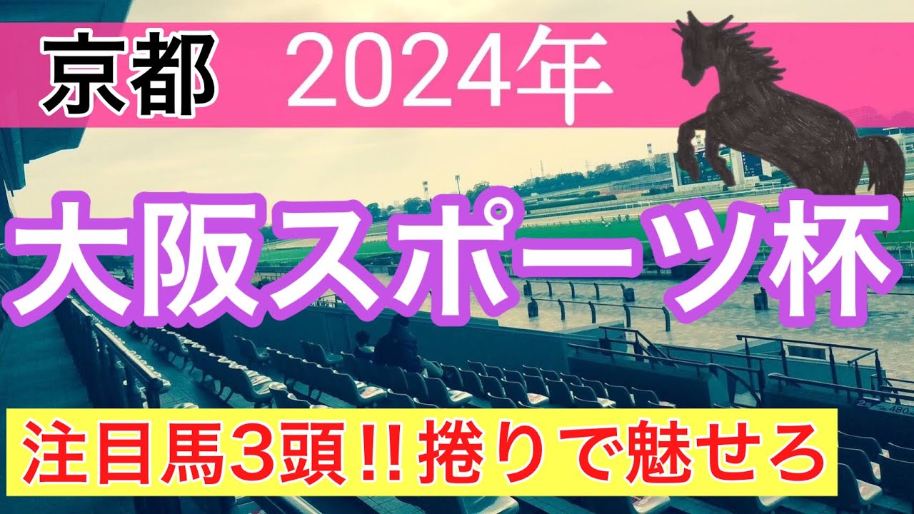 【大阪スポーツ杯2024】蓮の競馬予想