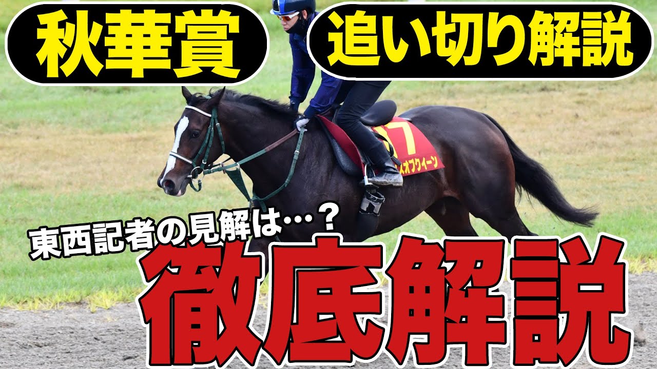 【秋華賞２０２４】秋華賞の出走馬の追い切りを東西記者が徹底解説