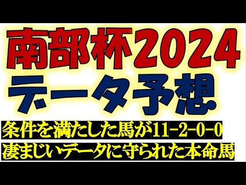 南部杯2024　データ予想