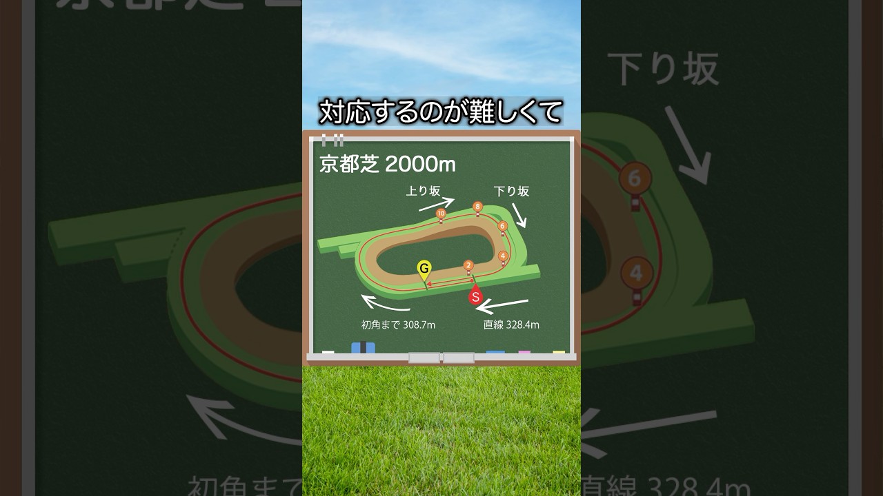 【秋華賞2024】秋華賞コース解説！#競馬 #秋華賞2024 #秋華賞 #shorts