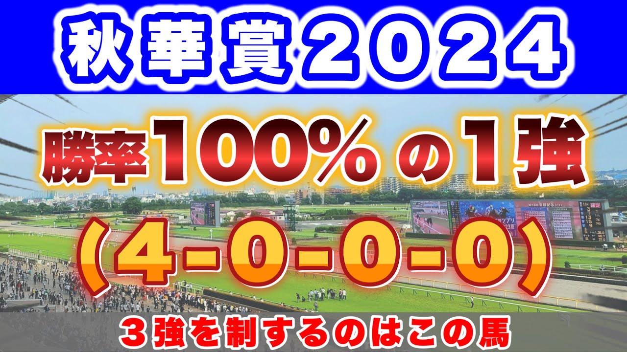 【G1 秋華賞2024の過去＆消去データ】勝率100%データに該当したこの馬が最強 #チェルヴィニア #ステレンボッシュ #クイーンズウォーク