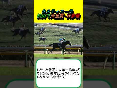 タスティエーラ、松山で天皇賞･秋参戦 #競馬 #競馬予想 #リバティアイランド #ベラジオオペラ #ソールオリエンス #ドウデュース