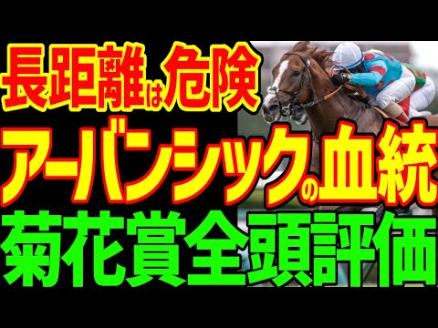 【菊花賞全頭評価】アーバンシックは長距離が危ない！？ダノンデサイルも血統的には向いてない！？ゴールドシップ産駒メイショウタバルは最強血統構成！2024年菊花賞全頭評価動画【私の競馬論】【競馬ゆっくり】
