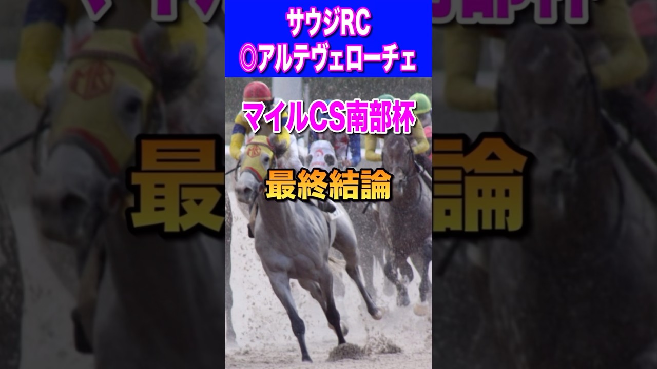 【マイルCS南部杯2024最終結論】◎レモンポップ1着🎯