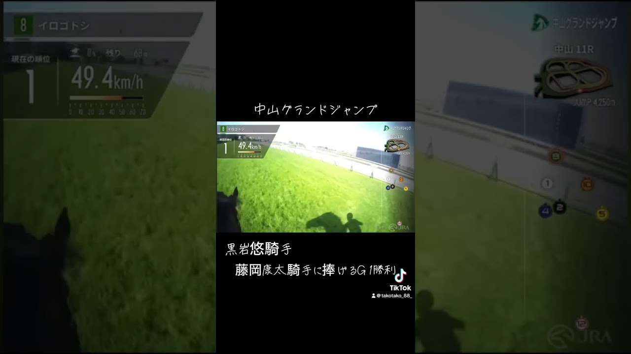 中山グランドジャンプ 藤岡康太騎手に捧げるG1勝利 黒岩悠騎手
