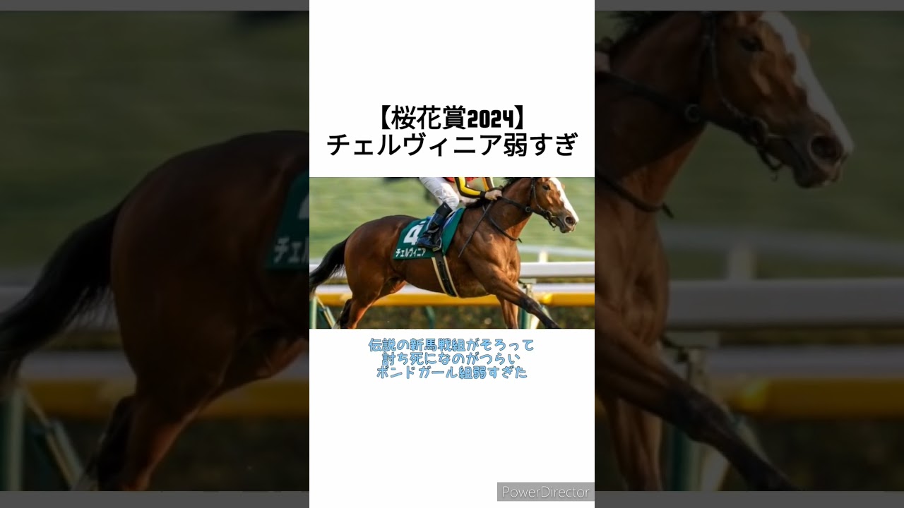 【桜花賞2024】チェルヴィニア弱すぎ　 #競馬