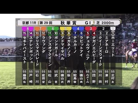【第29回 秋華賞】R6.10/13（ＧⅠ／京都・芝2000ｍ ラジオ実況版）