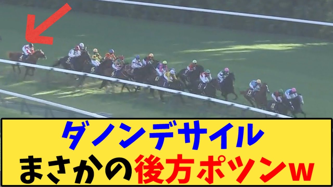 【競馬】「【菊花賞】ダノンデサイル まさかの後方ポツンw」に対する反応【反応集】
