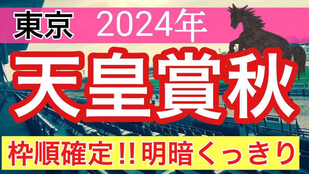 【天皇賞秋2024】蓮の競馬予想(枠順確定後の見解)