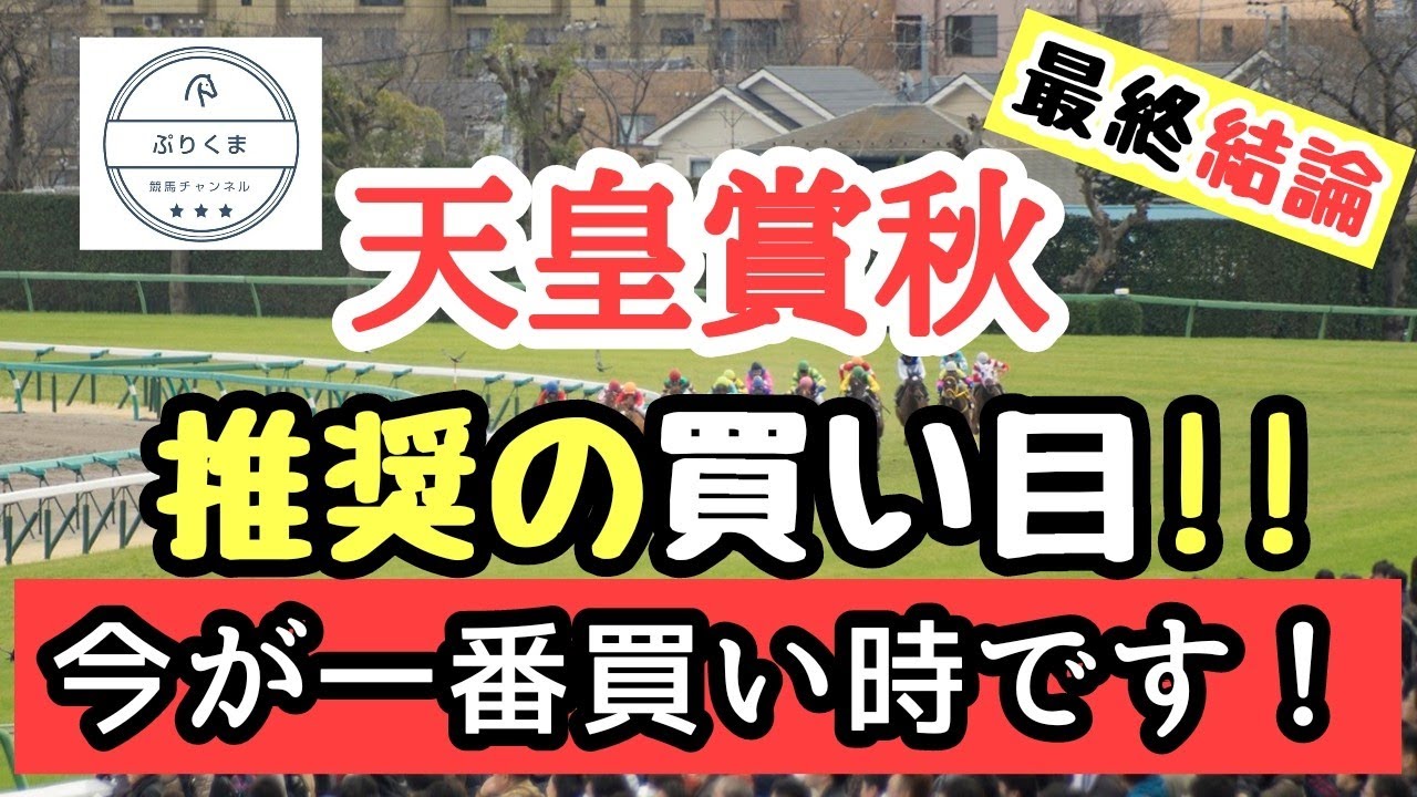 競馬予想 【天皇賞秋2024】推奨の買い目