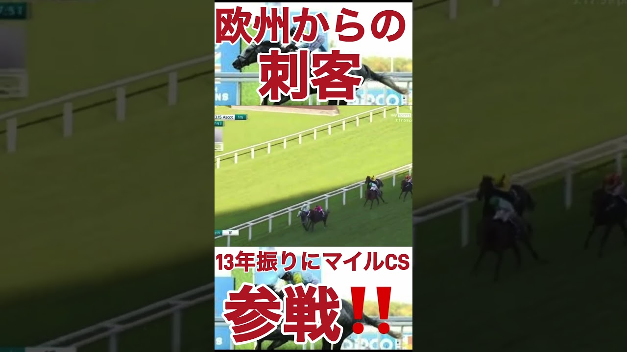 🔥マイルCSに欧州マイル王者参戦🔥🐎チャリン🐎#競馬 #マイルチャンピオンシップ #チャリン#海外競馬 #ダイジェスト版 #horse #shots