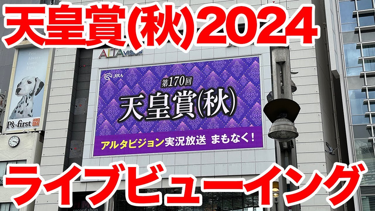 (完全版)競馬初心者の「ウマ娘トレーナー」が天皇賞(秋)2024 で馬券買ってみた結果 in 新宿アルタ前ライブビューイング
