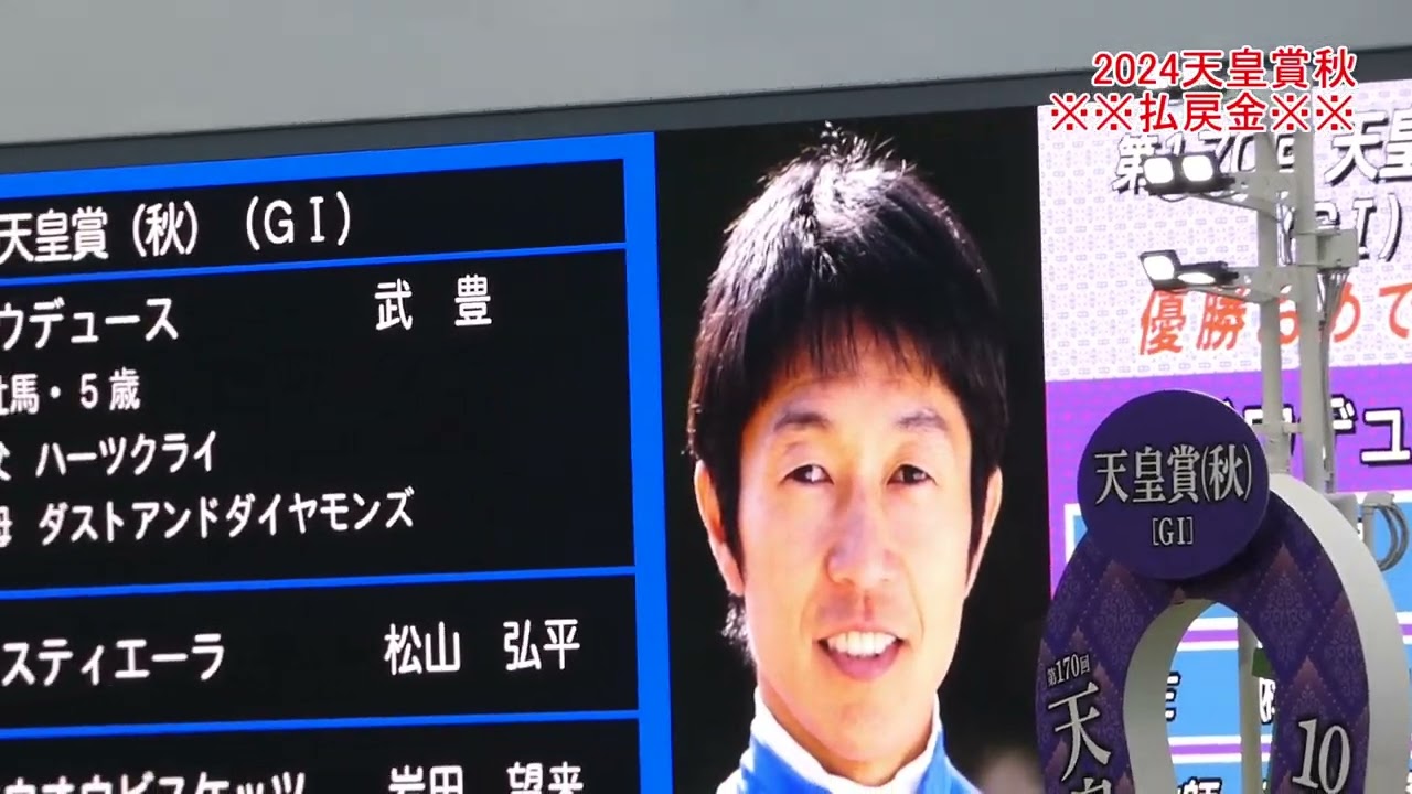 2024天皇賞秋　：ドゥデュースが驚異の末脚で差し切り！