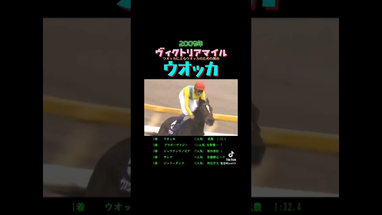 2009年ヴィクトリアマイル#shorts#short #ウマ娘 #ウマ娘プリティーダービー #競馬 #ウオッカ