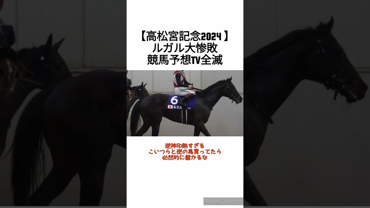 【高松宮記念2024 】ルガル大惨敗で競馬予想TV全滅　 #競馬