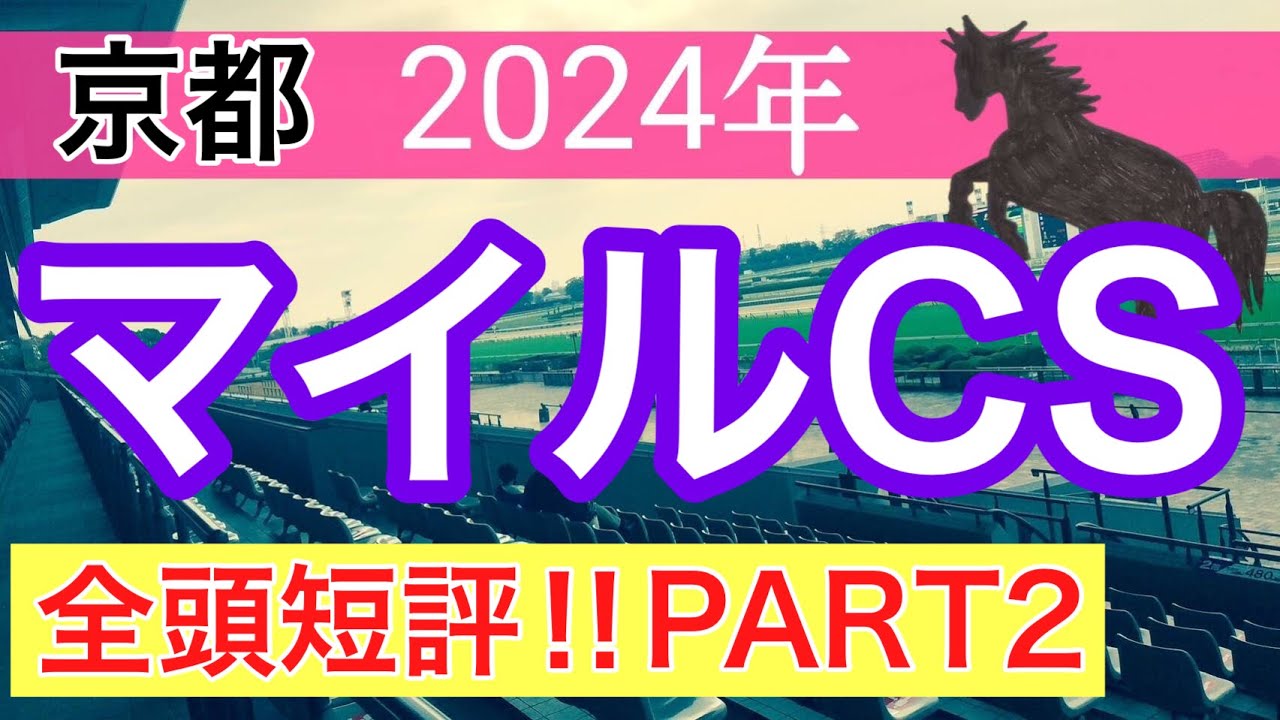 【マイルチャンピオンシップ2024】蓮の競馬予想(全頭短評PART2)