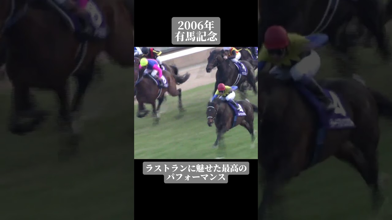 【2006年有馬記念】ラストラン直線は鮮やかに〝飛んだ〟ディープインパクト #競馬 #ディープインパクト#有馬記念#武豊#shorts