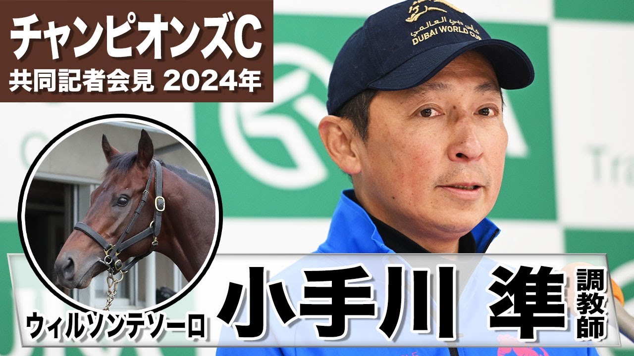 【チャンピオンズカップ2024】ウィルソンテソーロ・小手川準調教師「素晴らしい馬体になってきている」「すごい賢い馬なのでどんな競馬でも出来る」《JRA共同会見》
