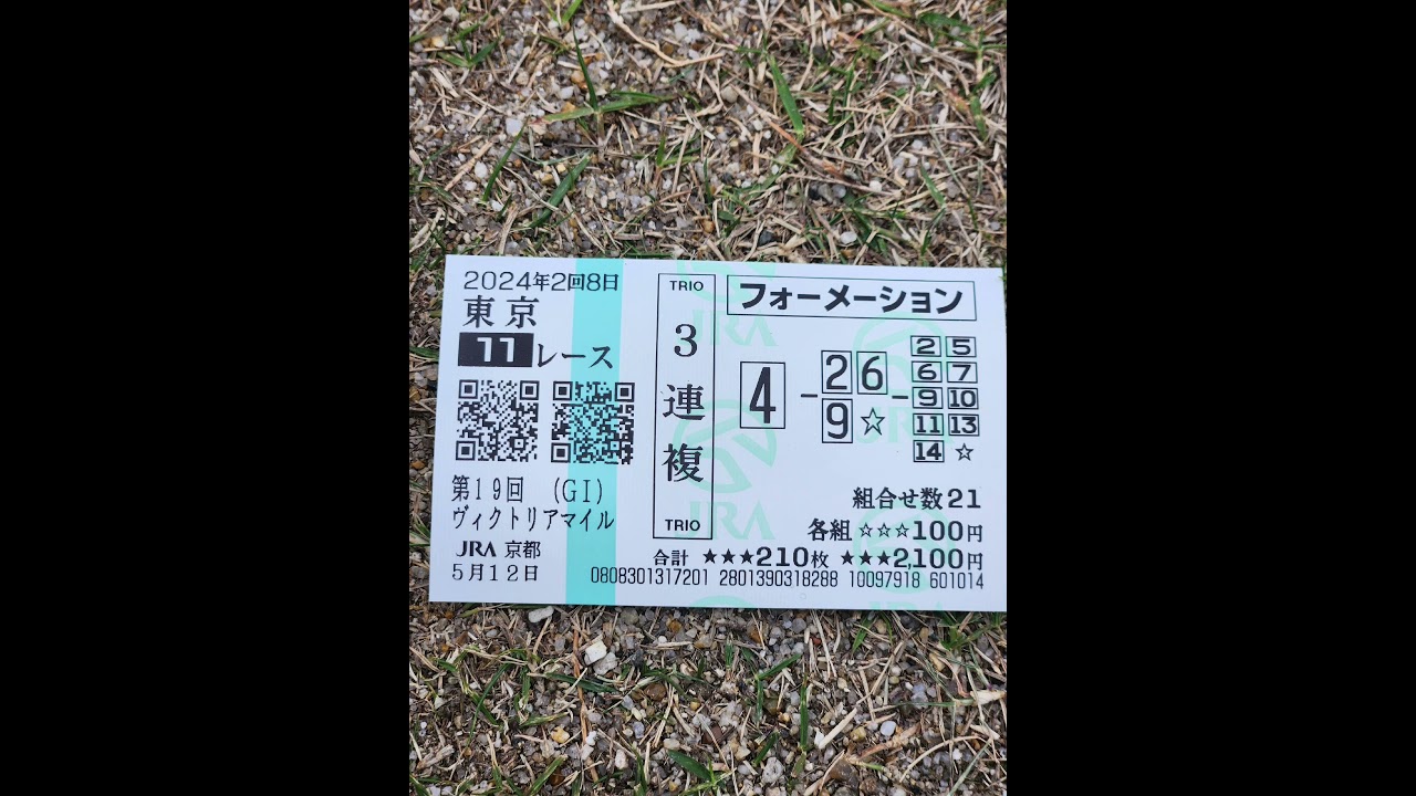 ヴィクトリアマイル二列目2.6.9の三連単ボックスで600円が92万なってた…吐きそう　#競馬　#ヴィクトリアマイル　#ヴィクトリアマイル2024 　#三連単100万馬券
