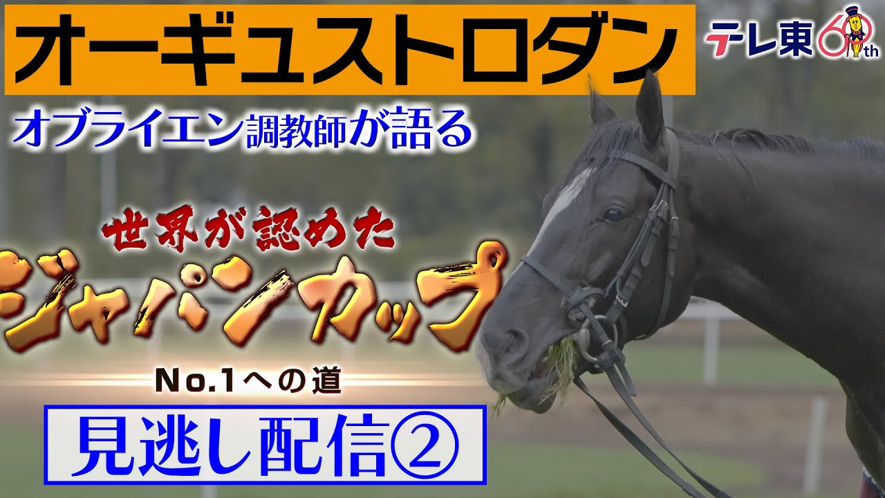 【見逃し配信②】世界が認めたジャパンカップ 〜アイルランド・フランス編｜オーギュストロダンのエイダン・オブライエン調教師に独占直撃！サッカー界のスーパースターが登場！