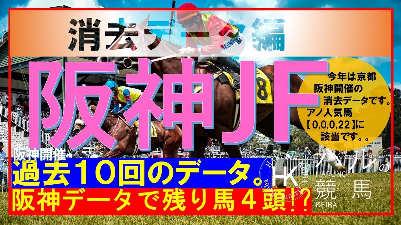 阪神ジュベナイルフィリーズ（GⅠ）　消去データ編！！京都でもやります！！※消去データは阪神開催の過去１０年、１８年です。